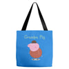 peppa pig grandpa pig Tote Bags