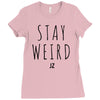 Juanpa Zurita Stay Weird Ladies Fitted T-Shirt