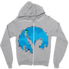 bat signal Zipper Hoodie