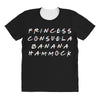 princess consuela banana hammock All Over Women's T-shirt