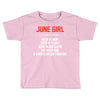 June Girl Hated By Many Toddler T-shirt