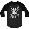 pi rate 3/4 Sleeve Shirt