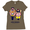 friends (2) Ladies Fitted T-Shirt