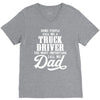Truck Driver Dad V-Neck Tee