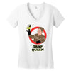 trap queen Women's V-Neck T-Shirt