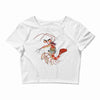 pirate shrimp Crop Top