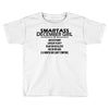 Smartass December Girl Toddler T-shirt