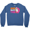 She Wants The D Dunkin Donuts Crewneck Sweatshirt