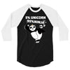 5 Percent Unicorn 95 Percent Ninja 3/4 Sleeve Shirt