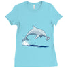 bottle opener nose Ladies Fitted T-Shirt