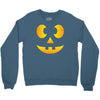 funny halloween jack o lantern kids Crewneck Sweatshirt
