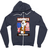 calvin hobbes Zipper Hoodie