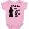 i'm just here for the cake Baby Onesie
