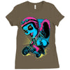 panda rider Ladies Fitted T-Shirt