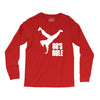 80's rule break dancer Long Sleeve Shirts