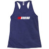 boring (nascar) Racerback Tank
