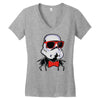 hipster trooper Women's V-Neck T-Shirt