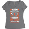 Never Underestimate the Strength of a Skin Cancer Warrior Women's Triblend Scoop T-shirt