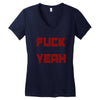fuck yeah Women's V-Neck T-Shirt