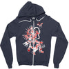 aztec quetzalcoatl Zipper Hoodie
