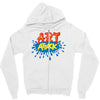 retro tv show unofficial art attack Zipper Hoodie
