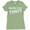 wheres my tent Ladies Fitted T-Shirt