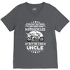 Motorcycles Uncle V-Neck Tee