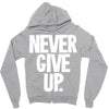 never give up 2 Zipper Hoodie