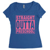 straight outta preschool Women's Triblend Scoop T-shirt
