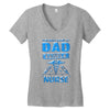 proud dad nurse Women's V-Neck T-Shirt