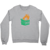 2016 dumpster fire Crewneck Sweatshirt