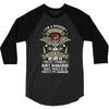 I'm A Veteran Granddad T Shirt 3/4 Sleeve Shirt