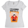 wreck it Women's Triblend Scoop T-shirt