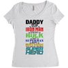 daddy you are my favorite superhero Women's Triblend Scoop T-shirt