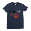 funny i fartlek Ladies Fitted T-Shirt