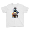 who loves pugs Youth Tee