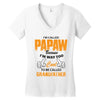 I'm Called Papaw Because I'm Way Too Cool To Be Called Grandfather Women's V-Neck T-Shirt