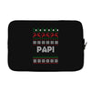 ugly christmas papi Laptop sleeve
