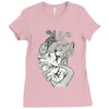 Heart Ladies Fitted T-Shirt