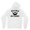 mens beard Hoodie
