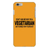 vegetarian ask yourself why not vegan food foodie tofu geek tee shirt iPhone 6/6s Plus Case
