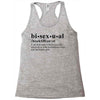 Bisexual Dictionary Racerback Tank