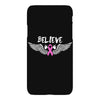 angel wing believe breast cancer iPhoneX