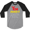 you matter 3/4 Sleeve Shirt