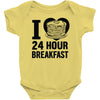 24 hour breakfast Baby Onesie