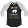 santa taurus christmas ugly t shirts 3/4 Sleeve Shirt