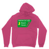 gps logo free exit 63 beach haven Unisex Hoodie