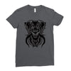 demon wolf Ladies Fitted T-Shirt
