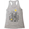camp fire Racerback Tank