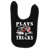 plays with trucks family matching Baby Bibs